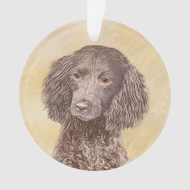 American Water Spaniel Peinture - Original Dog Art (devant)
