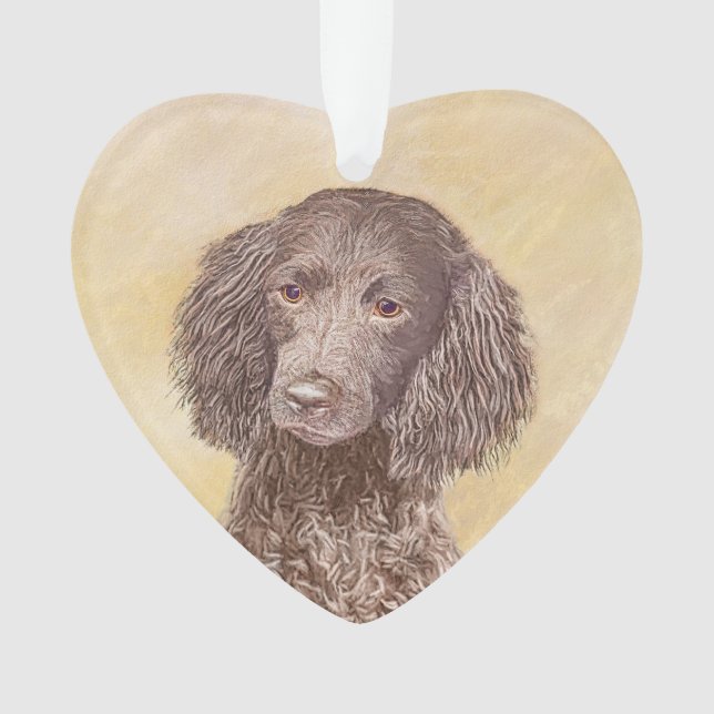 American Water Spaniel Peinture - Original Dog Art (devant)