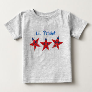 Americana Li'l Patriot Bandana Stars T-shirt bébé