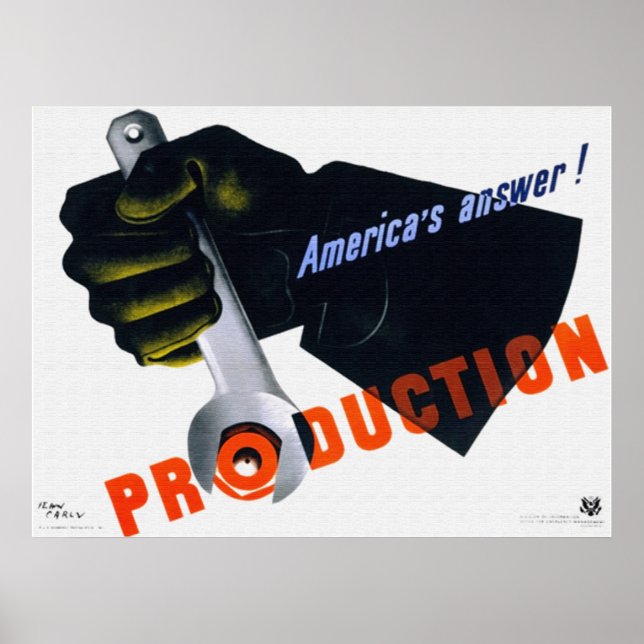America's Answer - Production Poster (Devant)