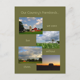 America's Farmlands 1 carte postale photo