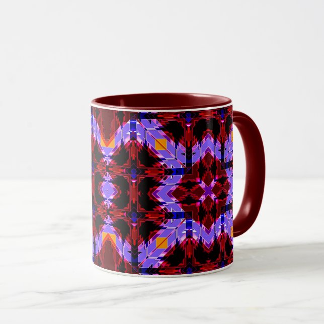 Amérindien moderne 1 Mug (Devant droit)