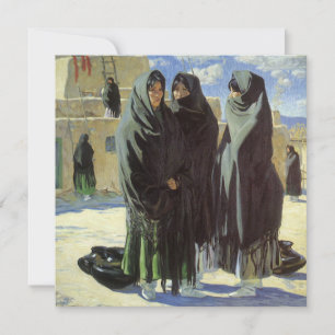 Amérindien vintage, Taos Girls par Walter Ufer