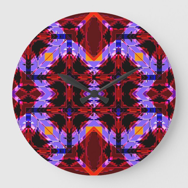 Amérindienne moderne 1 horloge (Recto)