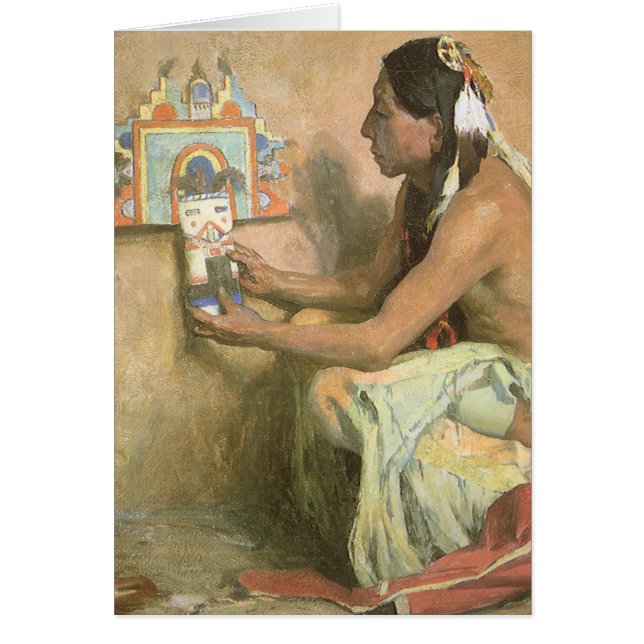 Amérindiens de collection, Hopi Katchina par Couse (Devant)