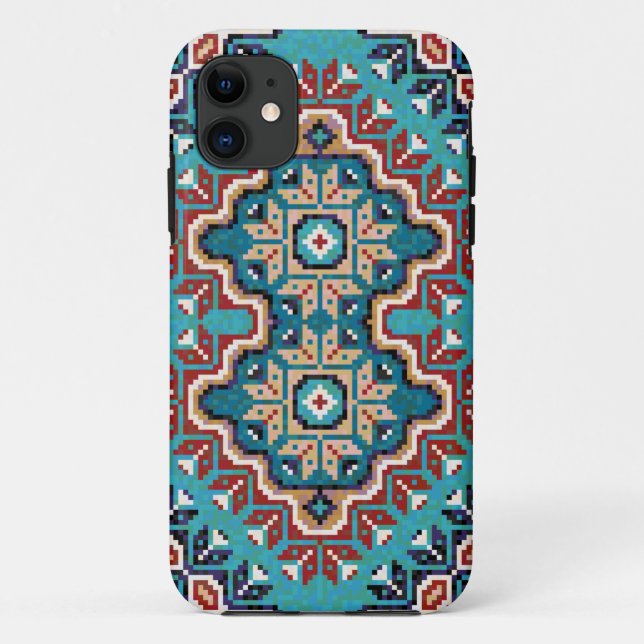 Amérindiens Navajo Mosaic Motif Coque (Dos)