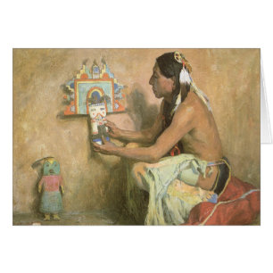 Amérindiens vintage, Hopi Katchina par Couse