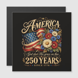 Amérique 250 ans depuis 1776 Cadeau Floral Patriot