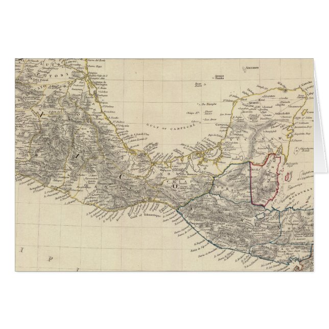 Amérique centrale, S Mexique (Devant horizontal)