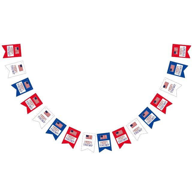 Amérique d'abord Trump bannière drapeaux (Tout)