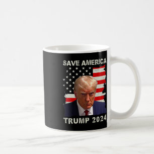 Amérique Libérez Trump Mug Shot 2024 drapeau améri