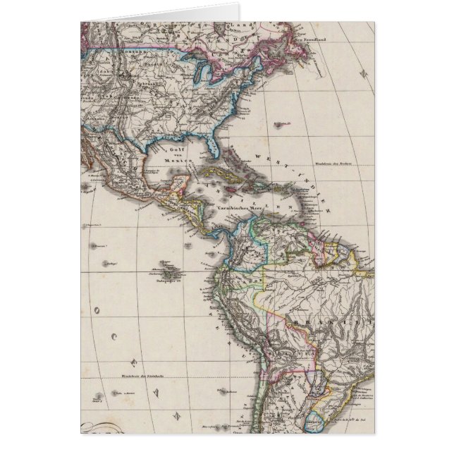 Amérique par Stieler (Devant)