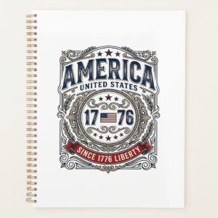 Amérique Vintage 1776 Liberté Patriotique
