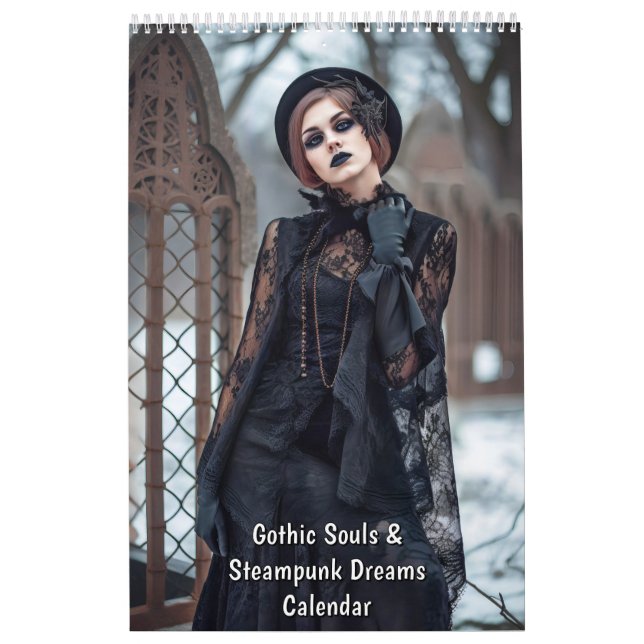 Âmes gothiques et rêves steampunk – Calendrier (Protection)