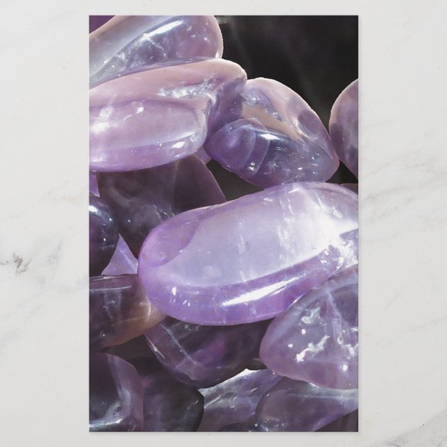 AMÉTHYST pierre angulaire spirituelle violette (Devant)