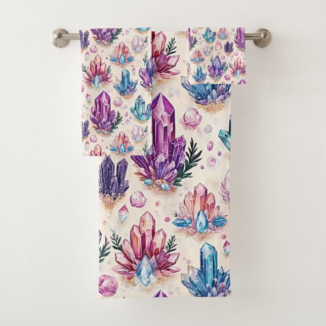 Améthyste Boho & Cristal de Quartz Zen (En situation)