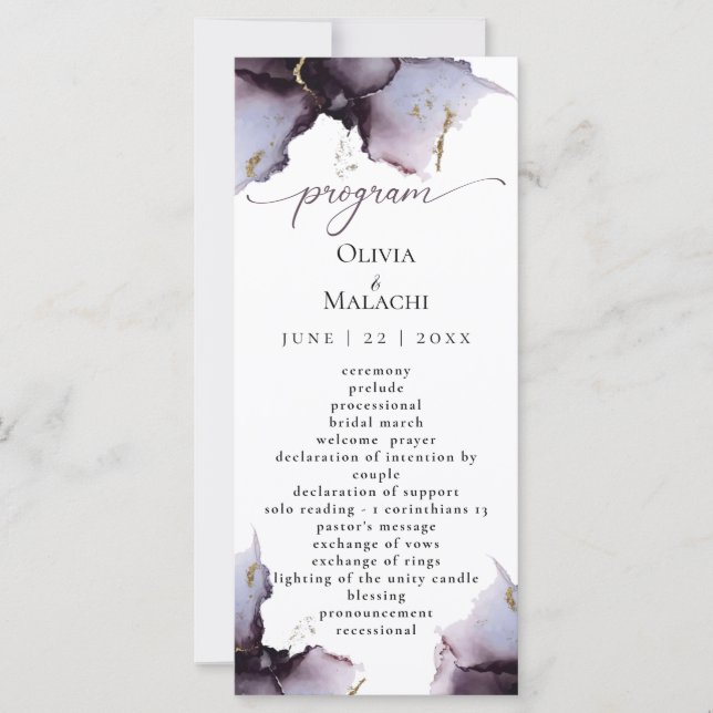 Améthyste bouché Abstrait Heather Purple c2 (Devant)