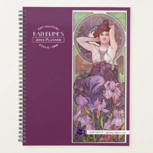 Améthyste des pierres précieuses de Mucha