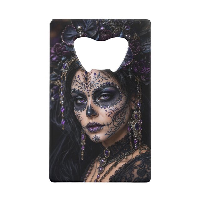 Améthyste Orchidée Calavera – Crâne de Sucre Gothi (Devant)