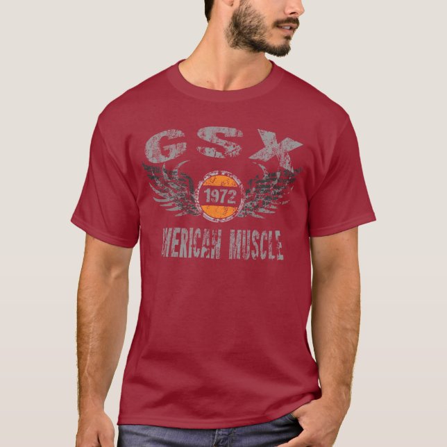 amgrfx - T-shirt 1972 de Buick GSX (Devant)