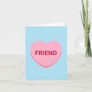 Ami conversation bleu rose coeur Valentine's