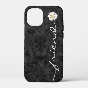 Ami Daisy sur le Coque noir Damask coque iphone
