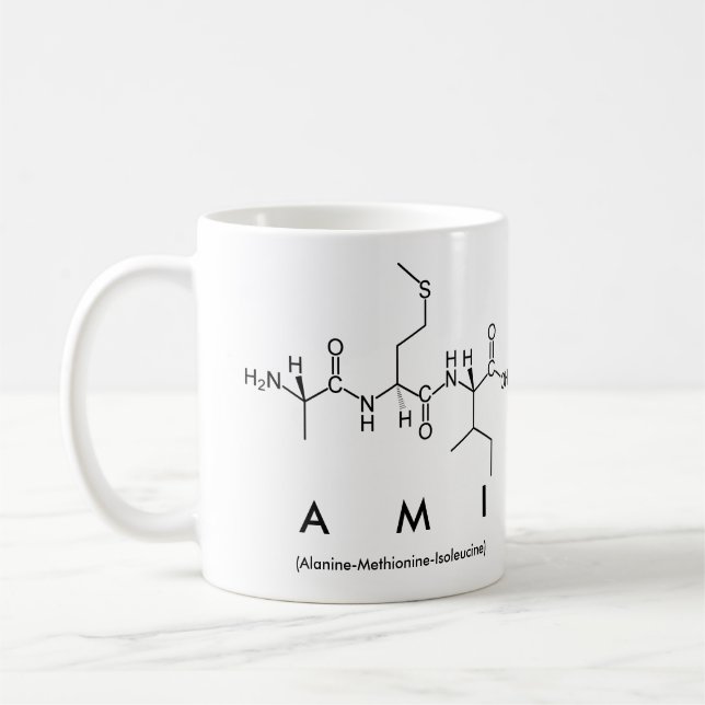 Ami peptide nom mug (Gauche)