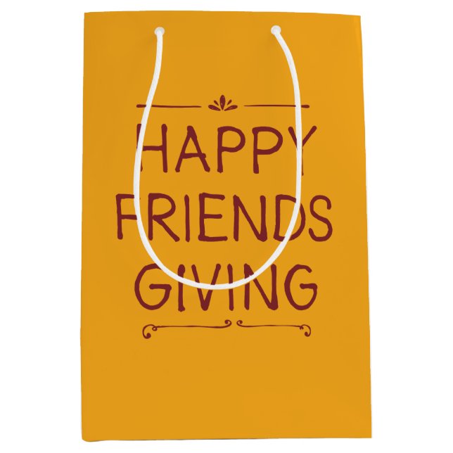 Amical | Sac cadeau | jaune (Devant)