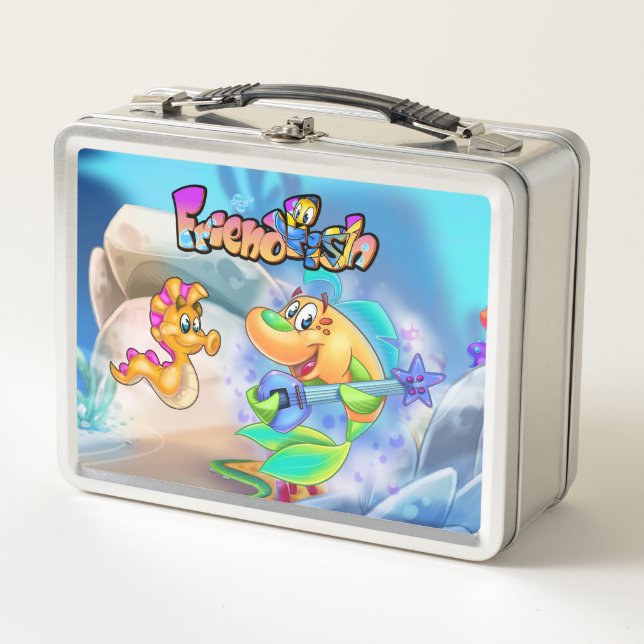 AmiPoisson mignon dessin animé poisson lunchbox (Devant)