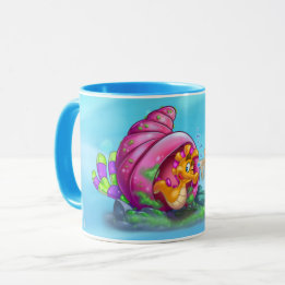 AmiPoisson mignon dessin animé poisson mug