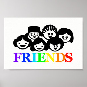 "Amis" amitié, affiche