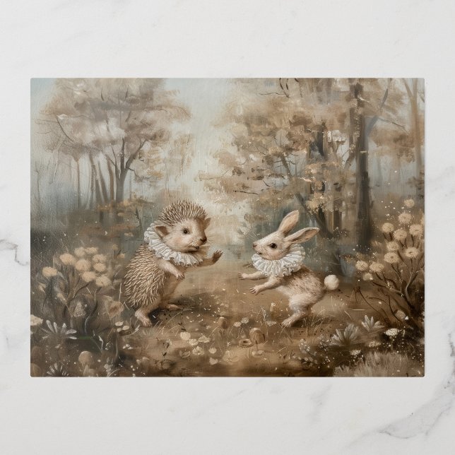 Amis - Cartes postales Foil (Recto)