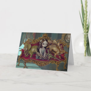 "Amis de dinosaure carte de voeux d'I"