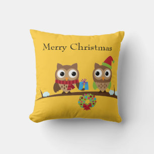 Amis de hibou avec Coussin cadeau