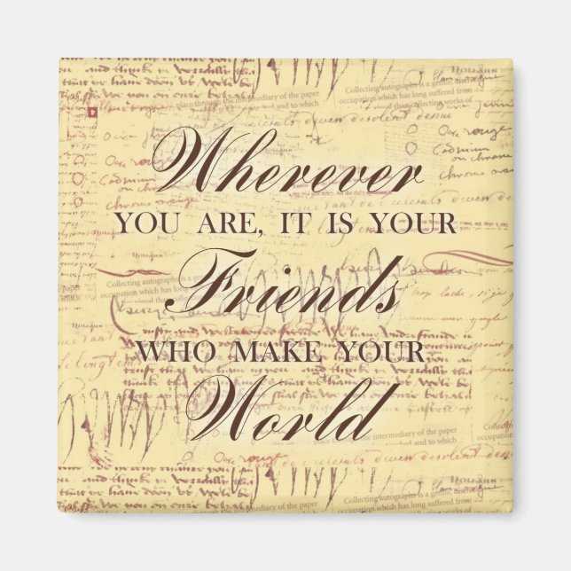 Amis en effet Magnet (Devant)