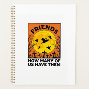 Amis fantômes d'Halloween drôle d'horreur vintage_