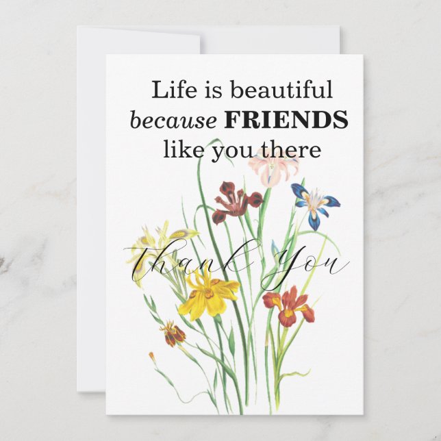 AMIS MERCI CARTES (Devant)