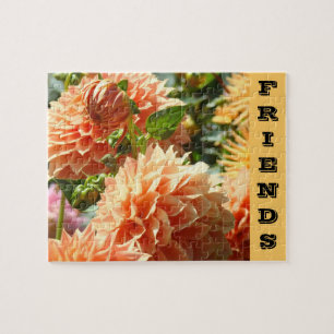 AMIS puzzles Orange Dahlia Fleurs Floral
