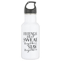 Amis Qui Suivent Ensemble Bouteille D'Eau