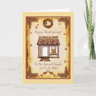 Amis spéciaux Thanksgiving à travers la carte Mile