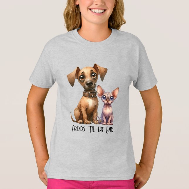 Amis - T-shirt Animaux (Devant)