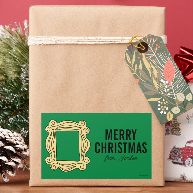 AMIS™ | Trame de trou | Étiquette cadeau de Noël (vacances)