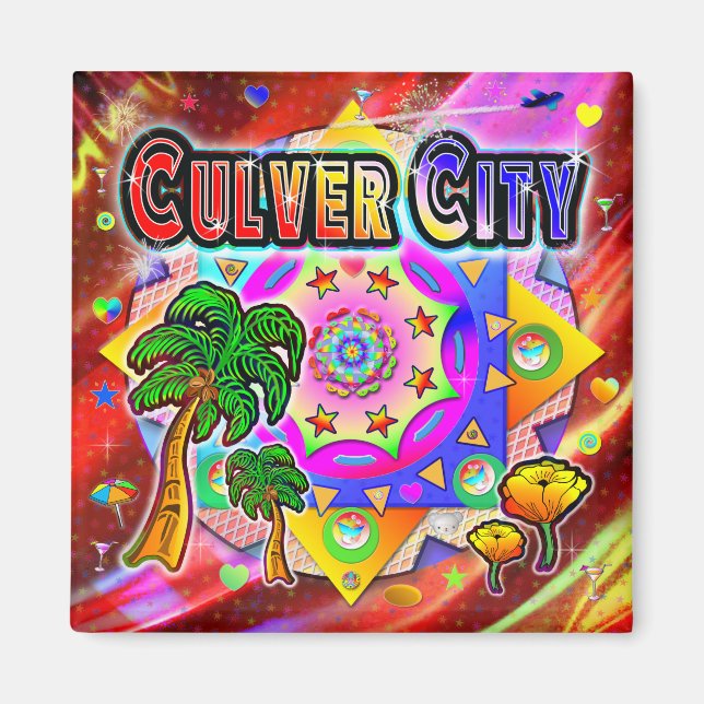 Amis tropicaux de Culver City Magnet (Devant)