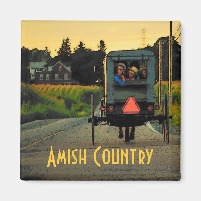 Amish Country Magnet (Devant)