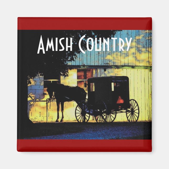 Amish Country Magnet (Devant)