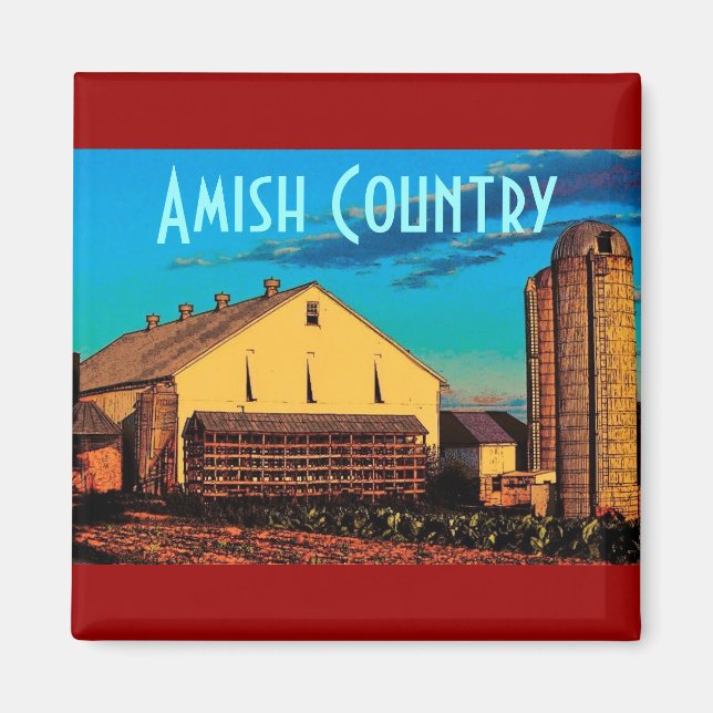 Amish Country Magnet (Devant)