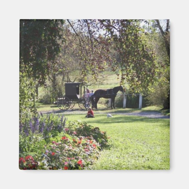 Amish Farm de Yoder' Magnet (Devant)