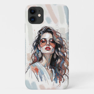 AMITA Étui pour téléphone femme en pastel doux