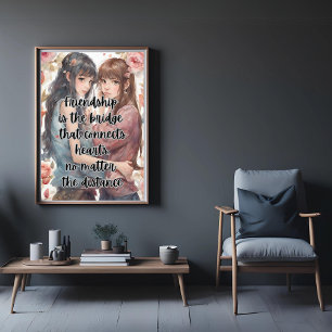 Amitié Citations Inspirationnelles Poster