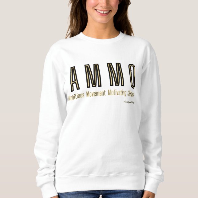 Ammo Apparel USA Acronyme de Sweatshirt femme (Devant)